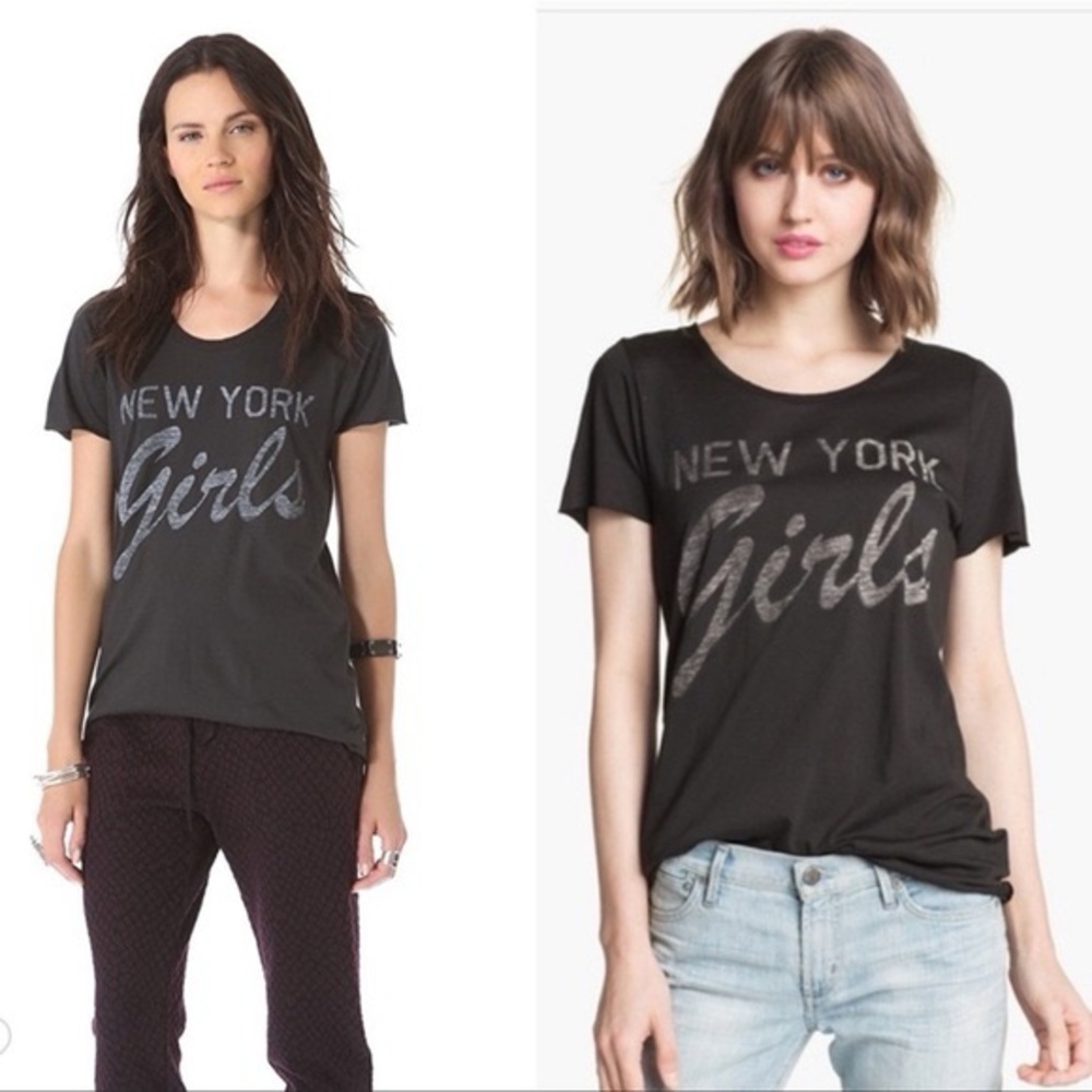 Zoe Karssen New York Girls Vintage Style T-Shirt sz: XS - Picture 3 of 6